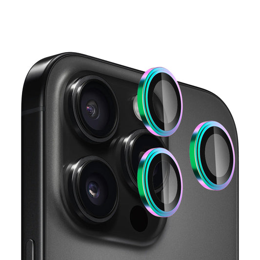 Pellicola protettiva per fotocamera posteriore Blueo Sapphire Crystal per Apple iPhone 14 Pro Max / 14 Pro, vetro temperato, multicolore