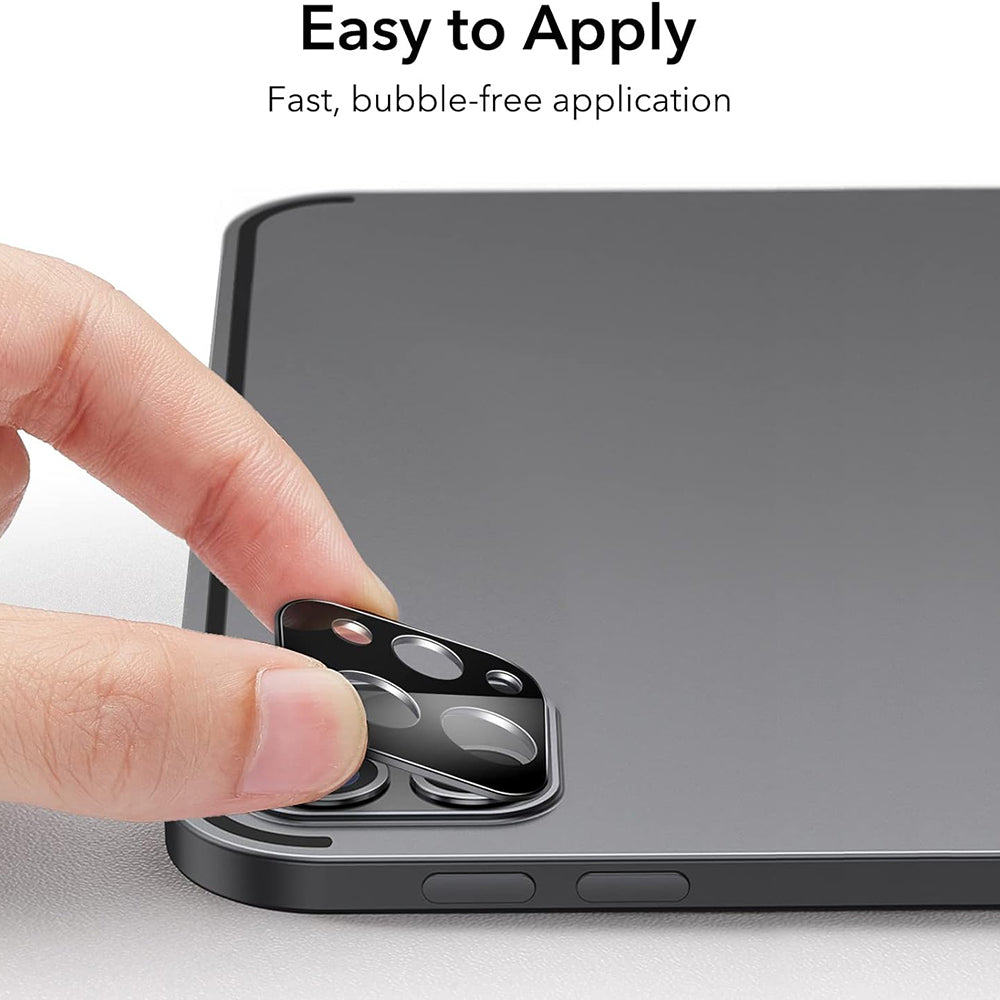 Pellicola Protettiva Posteriore ESR per Apple iPad Pro 13 (2024) / Pro 11 (2022) / Pro 12.9 (2022), Vetro Temperato, Set 2 pezzi, Nera