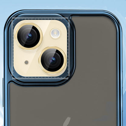 Pellicola protettiva per fotocamera posteriore Lito S+ per Apple iPhone 14, vetro temperato, giallo
