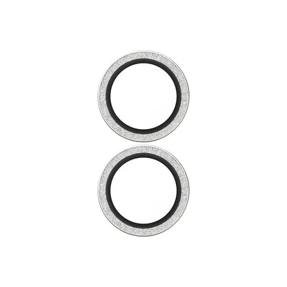 Pellicola protettiva per Fotocamera Posteriore PanzerGlass Hoops Glitter per Apple iPhone 17 / 16 Plus / 16, Vetro Temperato, Argento