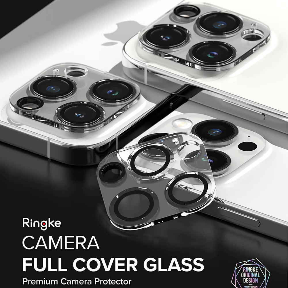 Pellicola Protettiva Posteriore Ringke per Apple iPhone 15 Pro Max, Vetro Temperato, Set 2 pezzi, Trasparente