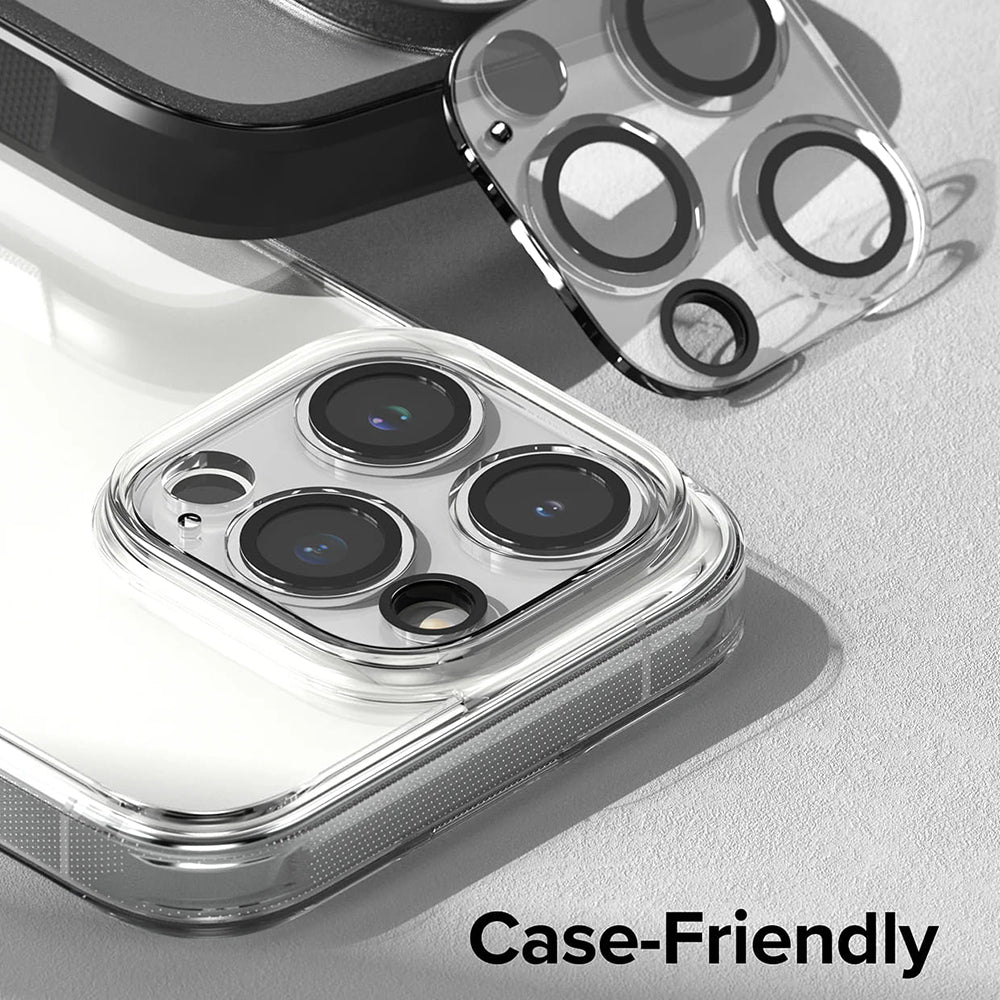 Pellicola Protettiva Posteriore Ringke per Apple iPhone 15 Pro Max, Vetro Temperato, Set 2 pezzi, Trasparente