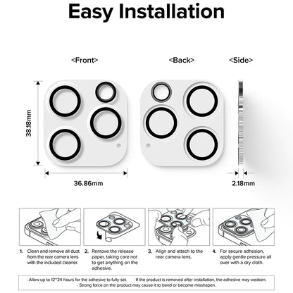 Pellicola Protettiva Posteriore Ringke per Apple iPhone 15 Pro Max, Vetro Temperato, Set 2 pezzi, Trasparente