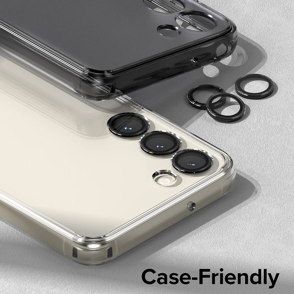 Pellicola Protettiva Posteriore Ringke per Samsung Galaxy S23+ S916 / S23 S911, Vetro Temperato, Nero