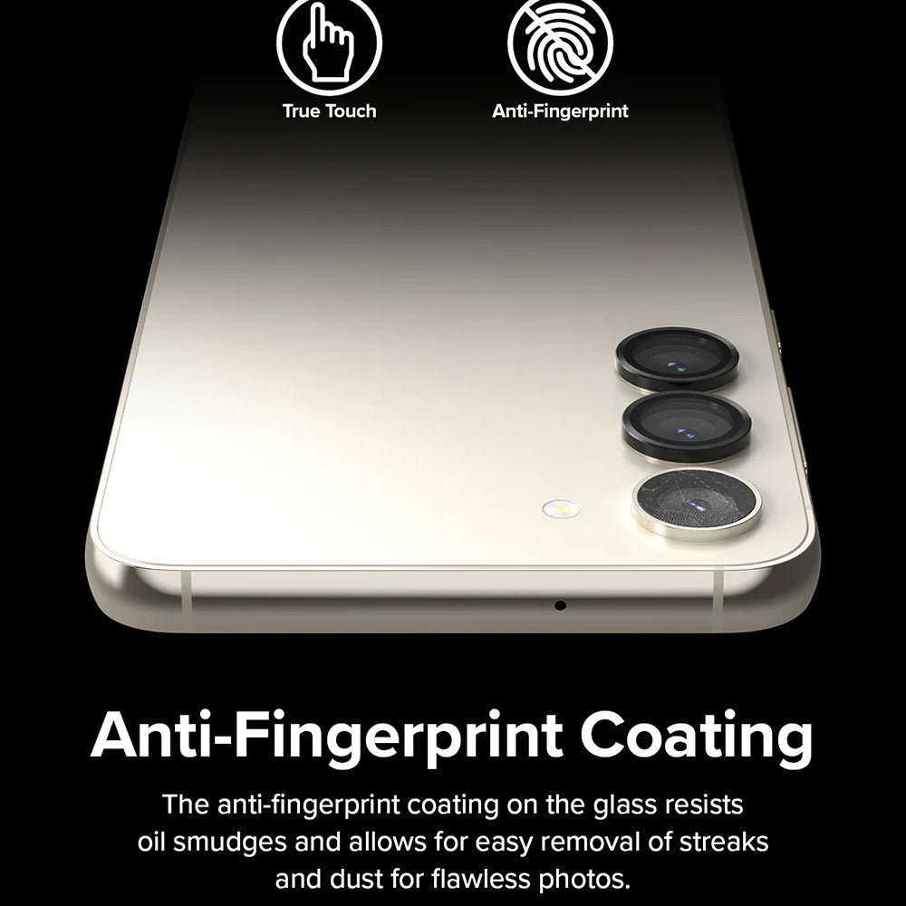 Pellicola Protettiva Posteriore Ringke per Samsung Galaxy S23+ S916 / S23 S911, Vetro Temperato, Nero