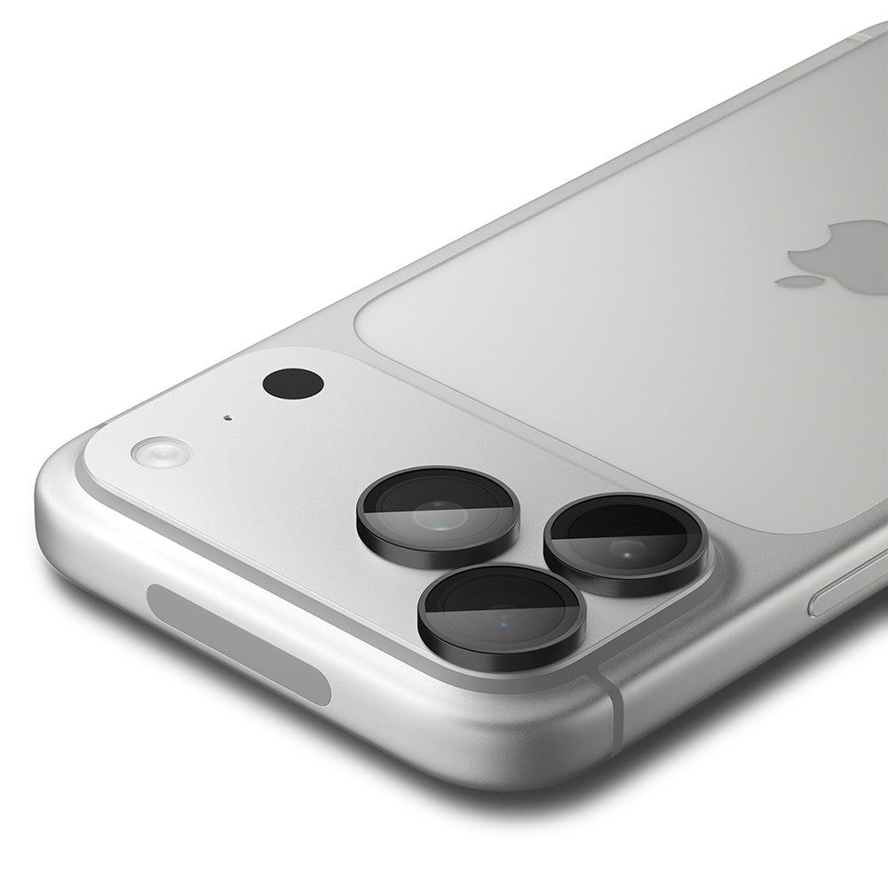 Pellicola protettiva per fotocamera posteriore Spigen GlastR EZ FIT Optik Pro per Apple iPhone 18 Pro / 18 Pro Max, vetro temperato, set da 2 pezzi, grigio scuro AGL12043