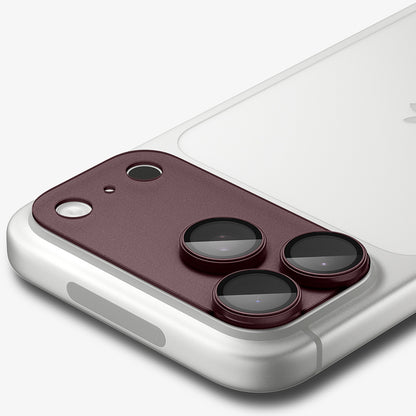 Pellicola protettiva per fotocamera posteriore Spigen GlastR EZ FIT Optik Pro XL per Apple iPhone 18 Pro Max, vetro temperato, bordeaux AGL12040
