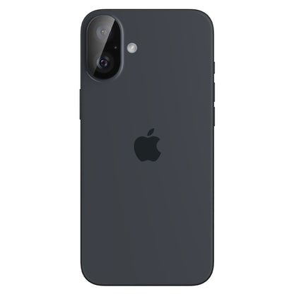Pellicola Protettiva Posteriore per Fotocamera Spigen GlastR Optik per Apple iPhone 16 Plus / 16, Vetro Temperato, Set 2 pezzi, Nero AGL07922