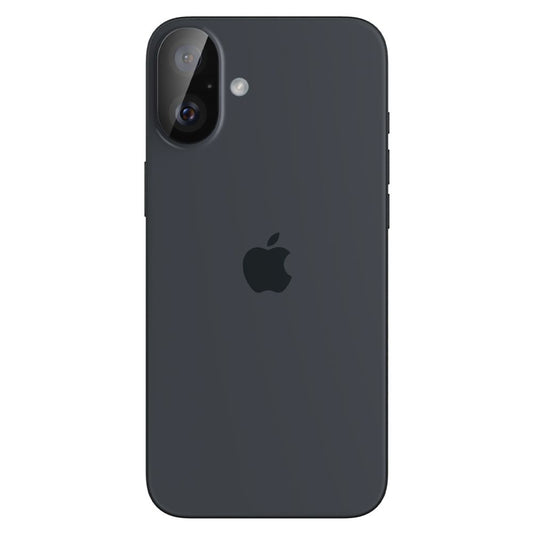 Pellicola Protettiva Posteriore per Fotocamera Spigen GlastR Optik per Apple iPhone 16 Plus / 16, Vetro Temperato, Set 2 pezzi, Nero AGL07922