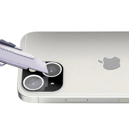 Pellicola protettiva per fotocamera posteriore Techsuit per Apple iPhone 13 mini / 13, vetro temperato, nero