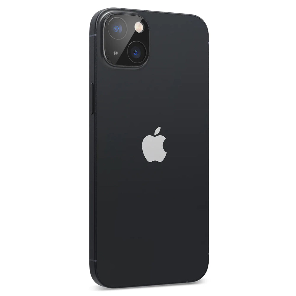 Pellicola protettiva per fotocamera posteriore Techsuit per Apple iPhone 14 Plus / 14, vetro temperato, nero
