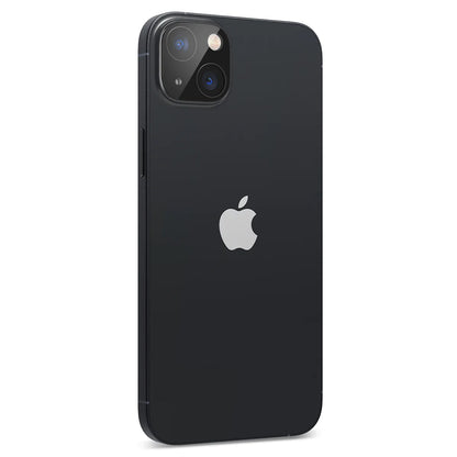 Pellicola protettiva per fotocamera posteriore Techsuit per Apple iPhone 14 Plus / 14, vetro temperato, nero