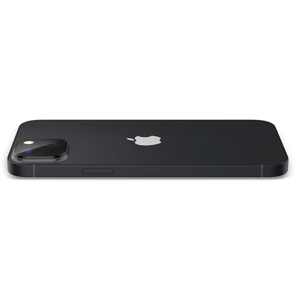Pellicola protettiva per fotocamera posteriore Techsuit per Apple iPhone 14 Plus / 14, vetro temperato, nero
