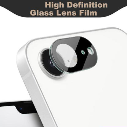 Pellicola protettiva per fotocamera posteriore Techsuit per Apple iPhone 17e / 16e, vetro temperato, nero
