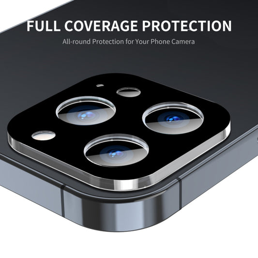 Pellicola protettiva Techsuit per la fotocamera posteriore per Apple iPhone 17 Pro Max, Vetro Temperato, Nero
