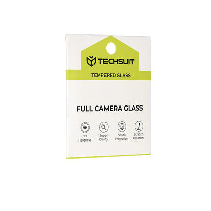 Pellicola protettiva Techsuit per la fotocamera posteriore per Apple iPhone 17 Pro Max, Vetro Temperato, Nero