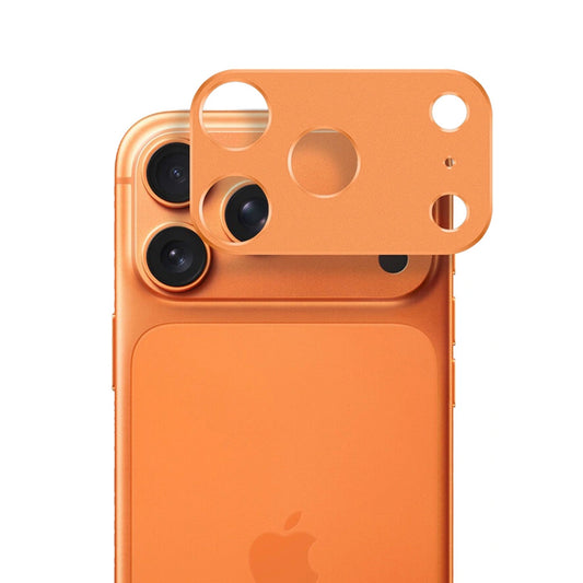 Pellicola protettiva per fotocamera posteriore Techsuit per Apple iPhone 17 Pro Max, vetro temperato, arancione