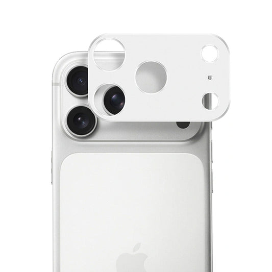 Pellicola protettiva per fotocamera posteriore Techsuit per Apple iPhone 17 Pro, vetro temperato, argento