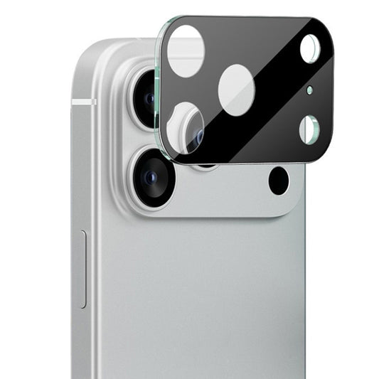 Pellicola protettiva Techsuit per la fotocamera posteriore per Apple iPhone 17 Pro, Vetro Temperato, Nero