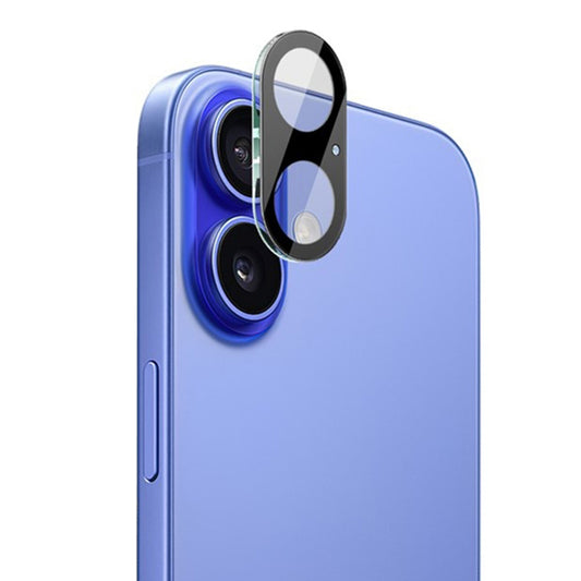 Pellicola protettiva Techsuit per la fotocamera posteriore per Apple iPhone 17, Vetro Temperato, Nero