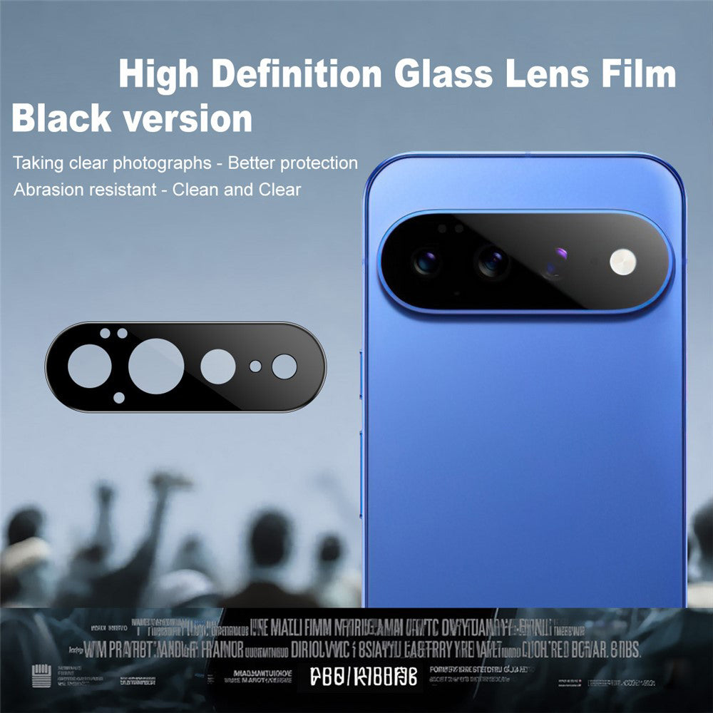 Pellicola protettiva per fotocamera posteriore Techsuit per Google Pixel 11 Pro XL, vetro temperato, nero