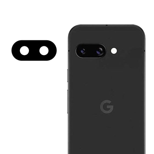 Pellicola protettiva per fotocamera posteriore Techsuit per Google Pixel 9a, vetro temperato, nero