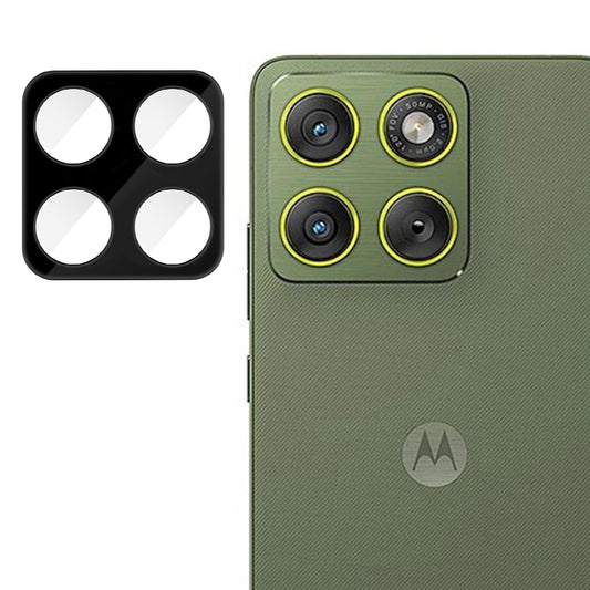 Pellicola protettiva Techsuit per la fotocamera posteriore del Motorola Edge 70, Vetro Temperato, Nero