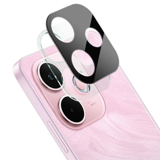 Pellicola protettiva per fotocamera posteriore Techsuit per Oppo A5 Pro 4G / A5 Pro, vetro temperato, nero