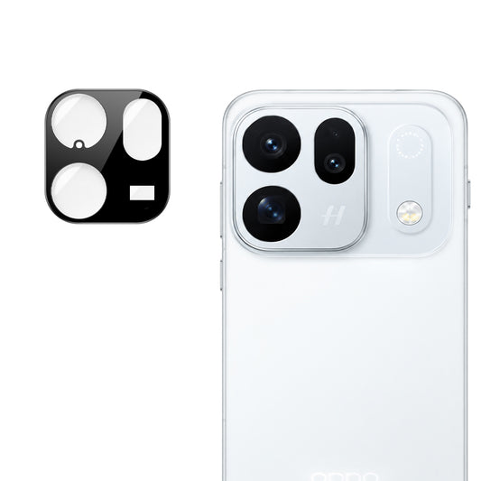 Pellicola protettiva per fotocamera posteriore Techsuit per Oppo Find X10, vetro temperato, nera