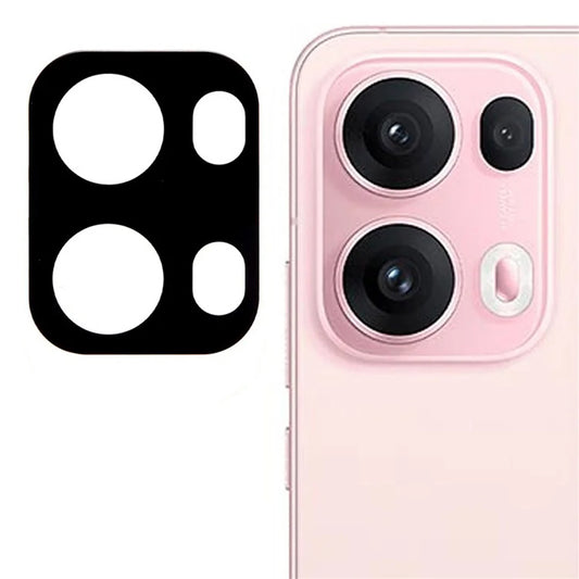 Pellicola protettiva per fotocamera posteriore Techsuit per Oppo Reno13 Pro, vetro temperato, nero