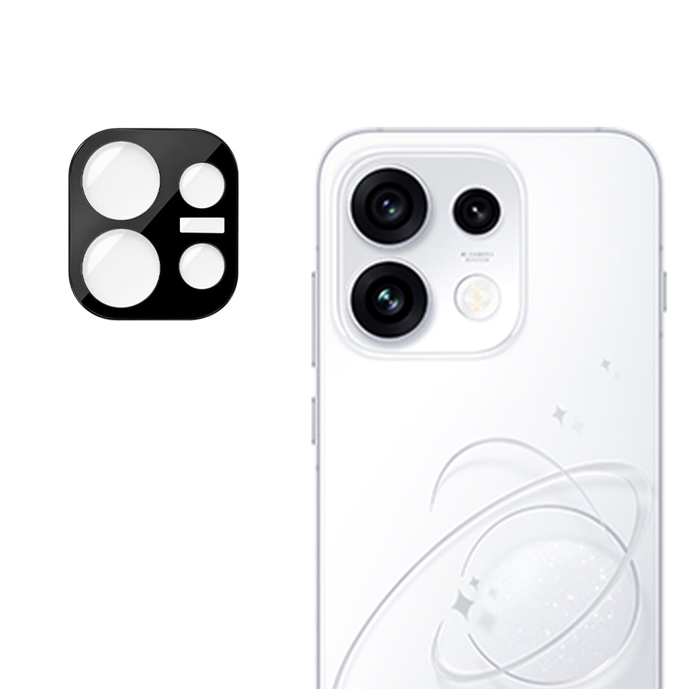 Pellicola protettiva per fotocamera posteriore Techsuit per Oppo Reno16 Pro, vetro temperato, nero