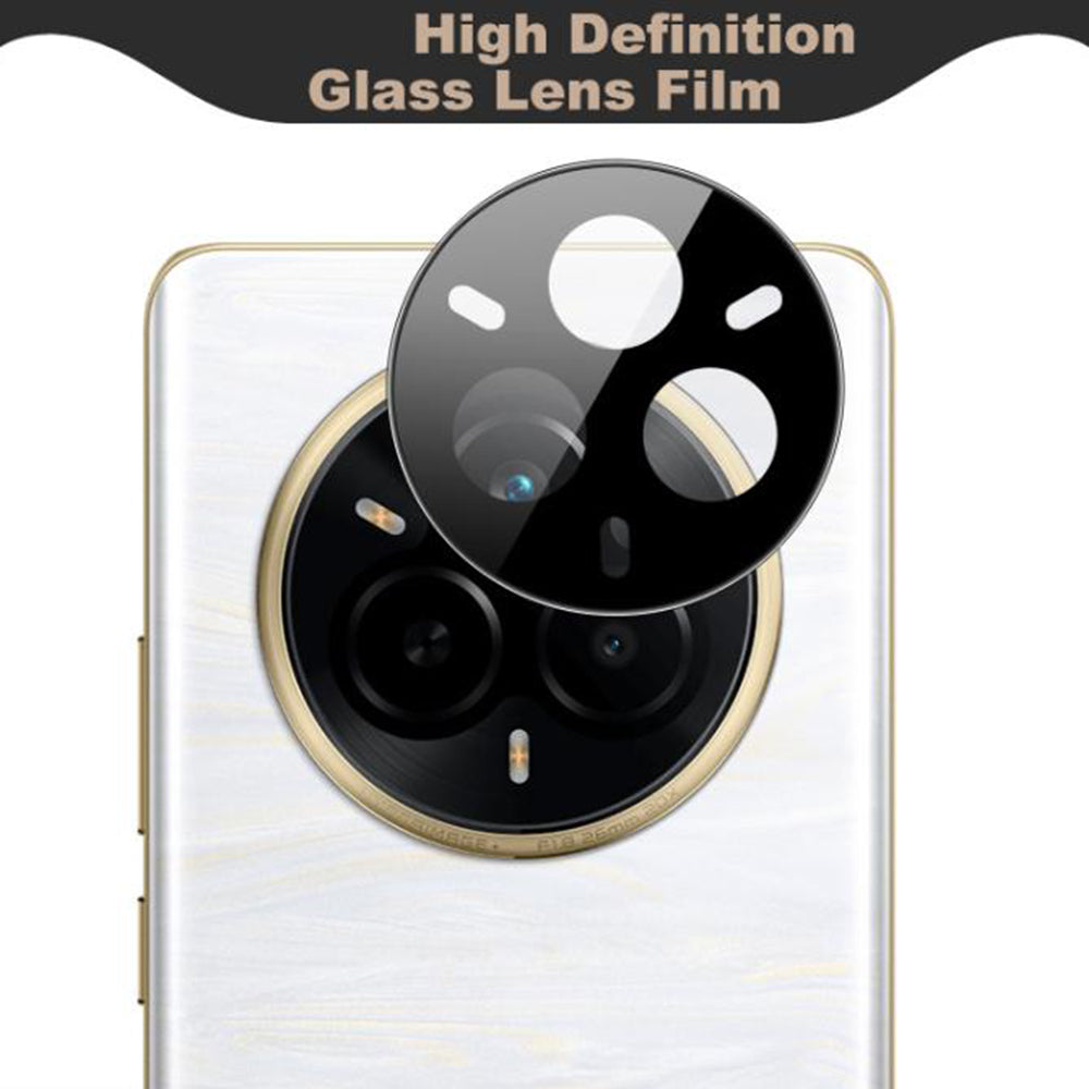 Pellicola protettiva per fotocamera posteriore Techsuit per Realme 14 Pro, vetro temperato, nero