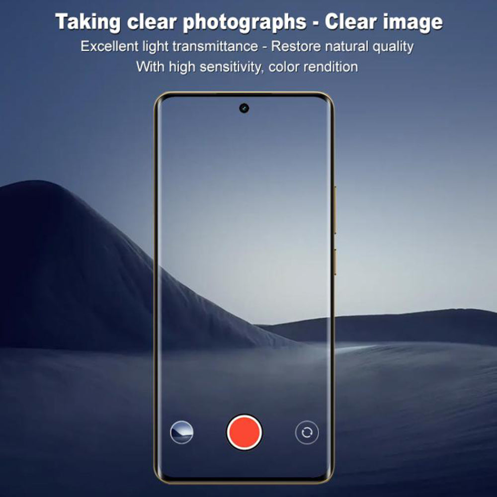 Pellicola protettiva per fotocamera posteriore Techsuit per Realme 14 Pro, vetro temperato, nero