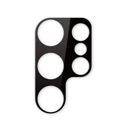 Pellicola protettiva per fotocamera posteriore Techsuit per Samsung Galaxy S23 Ultra S918, vetro temperato, nero
