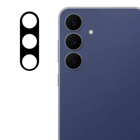 Pellicola protettiva per fotocamera posteriore Techsuit per Samsung Galaxy S25 FE, vetro temperato, nero