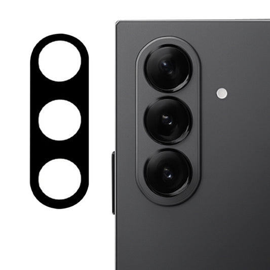 Pellicola protettiva per fotocamera posteriore Techsuit per Samsung Galaxy Z Fold7 F966, vetro temperato, nero