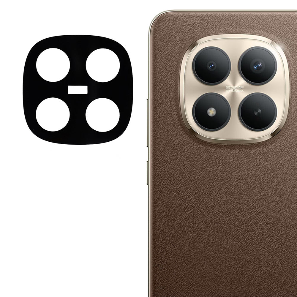 Pellicola protettiva Techsuit per la fotocamera posteriore per Xiaomi Poco M8 Pro / Redmi Note 15 Pro+ 5G, Vetro Temperato, Nero