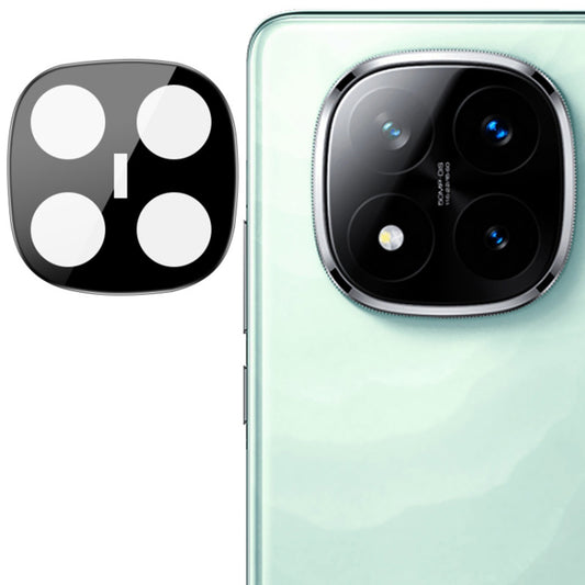 Pellicola protettiva per fotocamera posteriore Techsuit per Xiaomi Redmi Note 14 Pro+ 5G, vetro temperato, nero