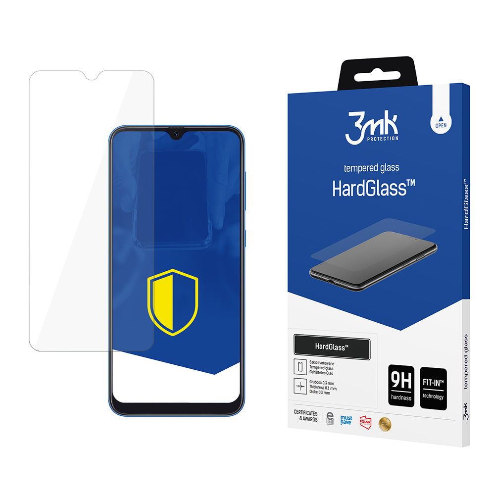 3MK HardGlass Screen Protector per Samsung Galaxy A50s A507 / A30s A307 / A50 A505 / A30 A305, vetro duro, colla totale