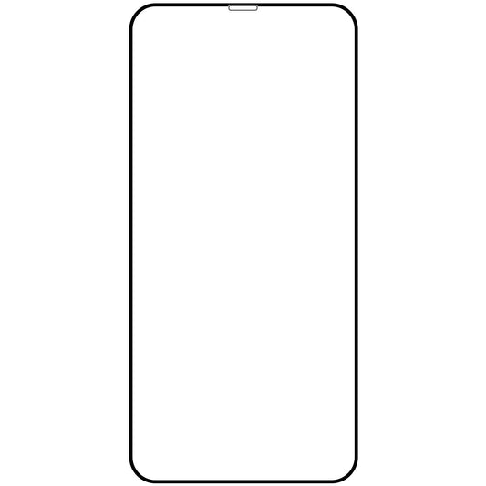 Pellicola protettiva OEM per Apple iPhone 11 Pro Max / XS Max, vetro schermato, colla completa, 21D, nero