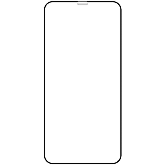 Pellicola protettiva OEM per Apple iPhone 12 Pro Max, vetro schermato, colla completa, 21D, nero 