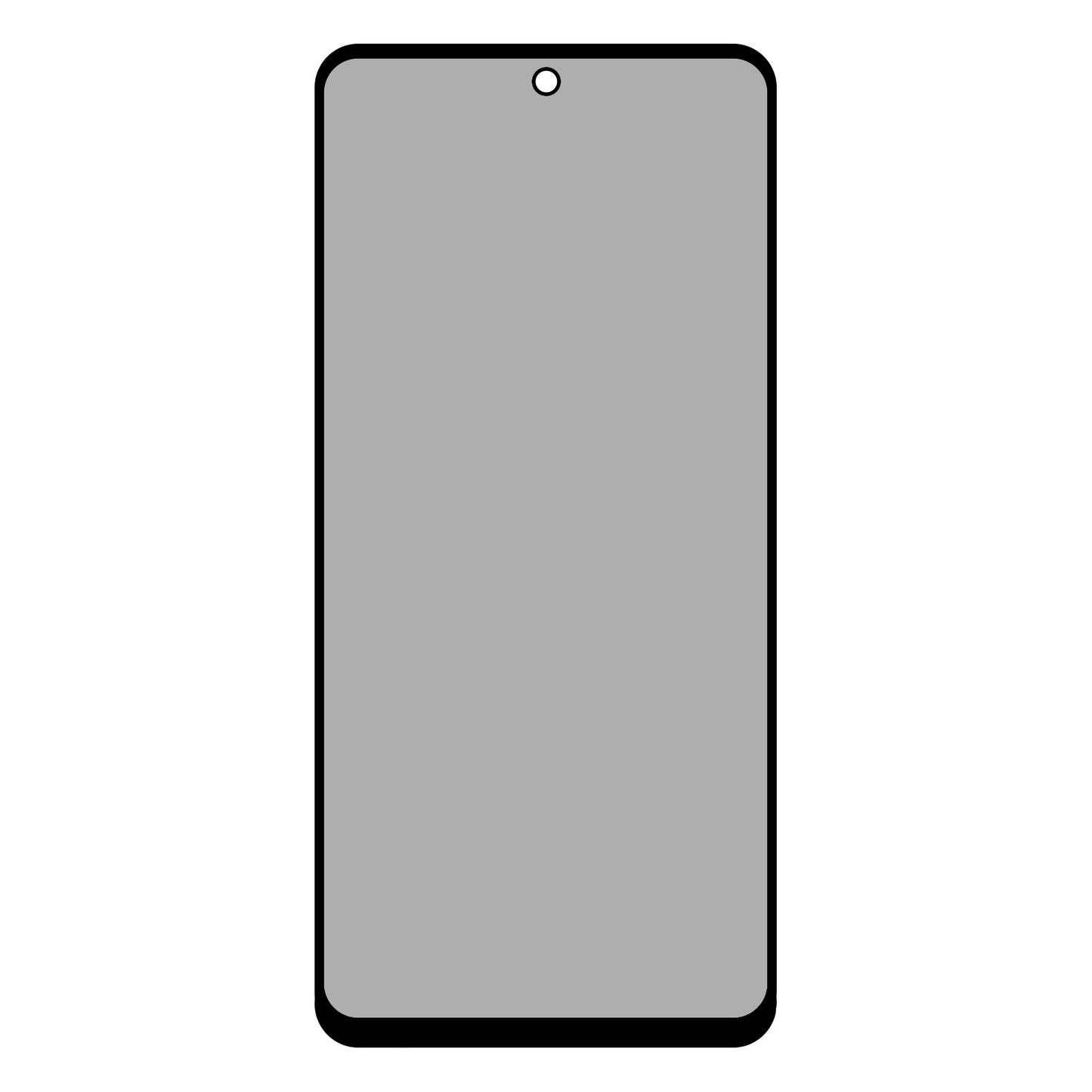 Pellicola protettiva per schermo Privacy OG Premium per Samsung Galaxy S23 FE S711 / A54 A546, Vetro Temperato, Full Glue