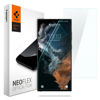 Pellicola protettiva Spigen Neo Flex per Samsung Galaxy S22 Ultra 5G S908, HydroGel, set 2 pezzi AFL04137 