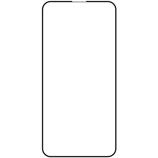 Pellicola protettiva OEM per Apple iPhone 16 Plus, vetro schermato, colla completa, 21D, nero 