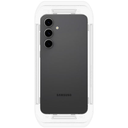 Spigen EZ FIT Pellicola protettiva per Samsung Galaxy S24 FE S721, vetro protetto, colla completa, set 2 pezzi AGL08729 