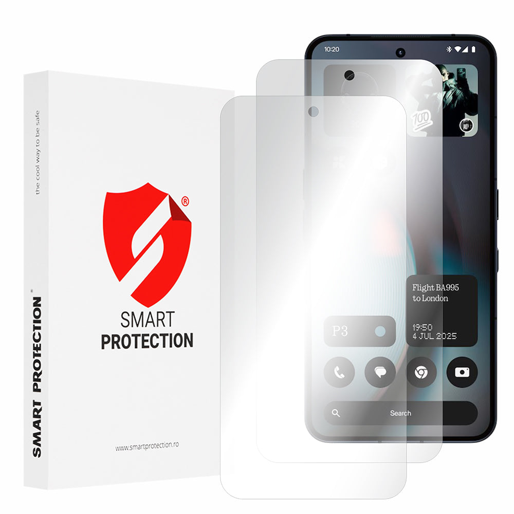 Pellicola protettiva per schermo Smart Protection Premium Classic per Nothing Phone (3), plastica, set da 2 pezzi