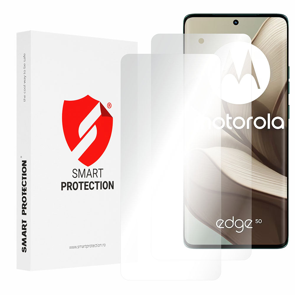 Pellicola protettiva per schermo Smart Protection Premium Classic per Motorola Edge 50, Plastica, Set da 2 pezzi