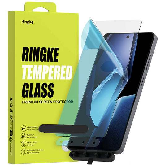 Pellicola Protettiva Schermo Ringke per OnePlus 13R, Vetro Temperato, Full Glue, Set 2 pezzi