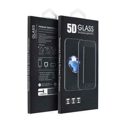 Pellicola protettiva schermo OEM per Apple iPhone 17 Pro, Vetro Temperato, Full Glue, 5D, Nera