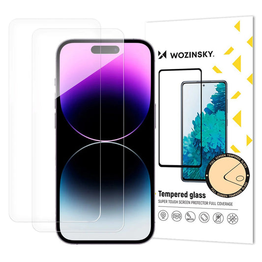 Pellicola Protettiva Schermo WZK per Apple iPhone 17 Air, Vetro Temperato, Full Glue, Set 2 pezzi